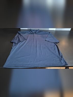 Blue Generation Men's 3XL Polo Shirt Navy Blue Short Sleeve Performance Wicking